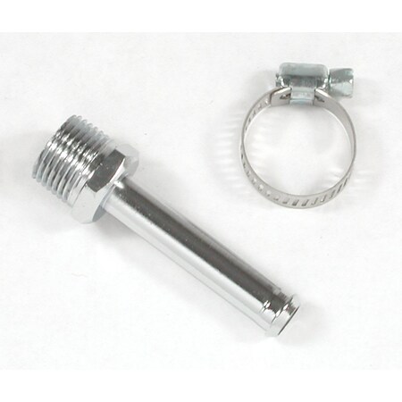 Mr Gasket Fits 38 Diameter Hose Chrome Plated Steel Single 2969G